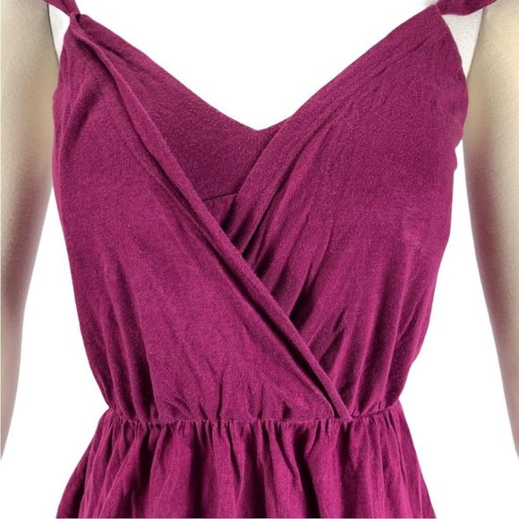 Jovovich Hawk Small Purple Top Sleeveless Wrap Tie - Picture 2 of 7